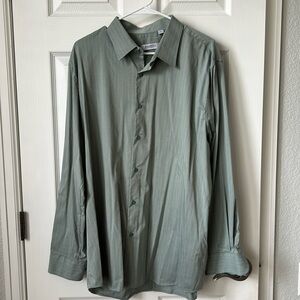 Fabio button up dees shirt sage xl